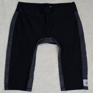 JoFit Womens Black Capri Workout Leggings Athletic Pants Size L NWOT